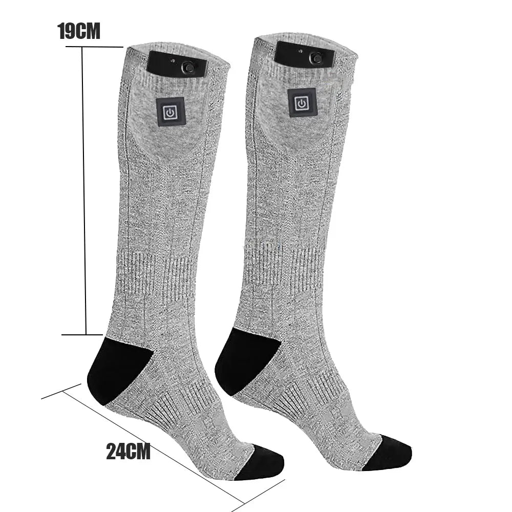 Heated Socks Rechargeable, Electric Heated Socks with Adjustable Heat – image 8