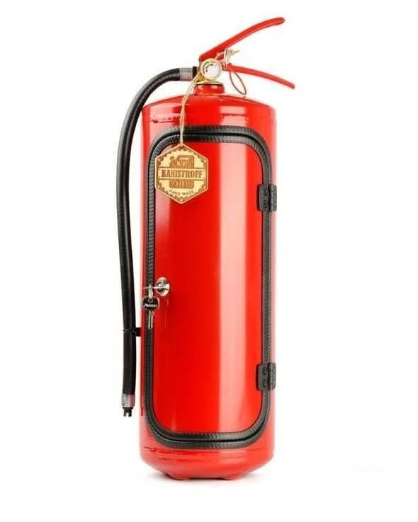 Mini Bar for Home, Secret Bar in Fire Extinguisher Design, Hidden Storage for 500 ml Bottle and Cigars, Bottle Holder_07