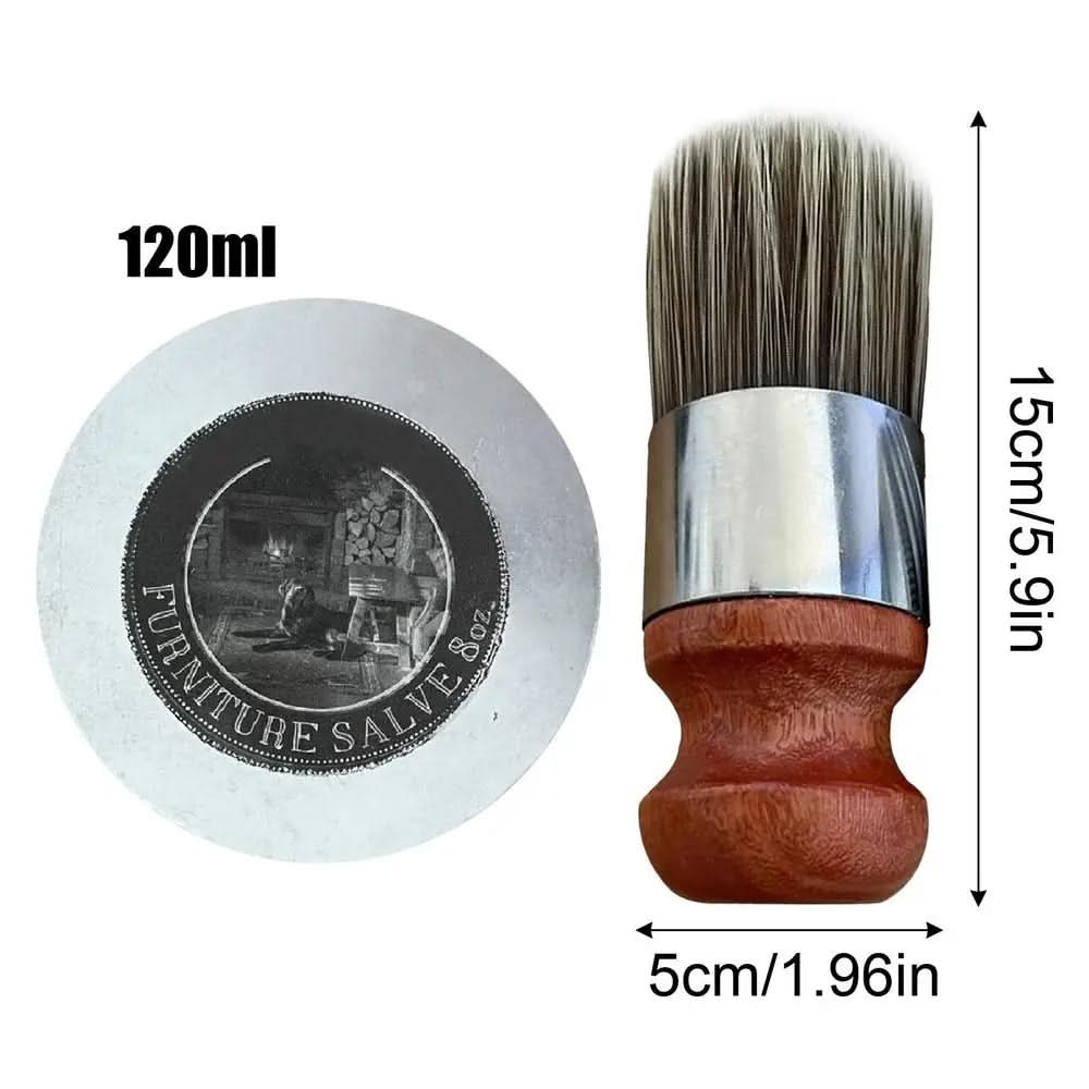Leather Balm with Brush 120 ml, Leather Conditioner – image 7