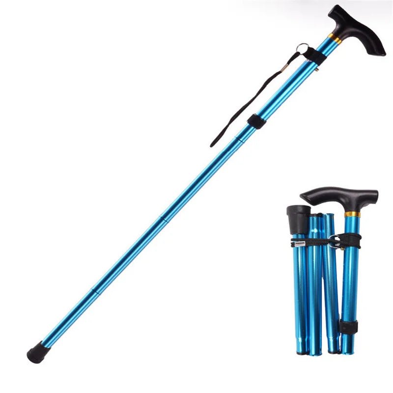 Folding Walking Stick for Travel, Walking Cane with Ergonomic Handle – image 8