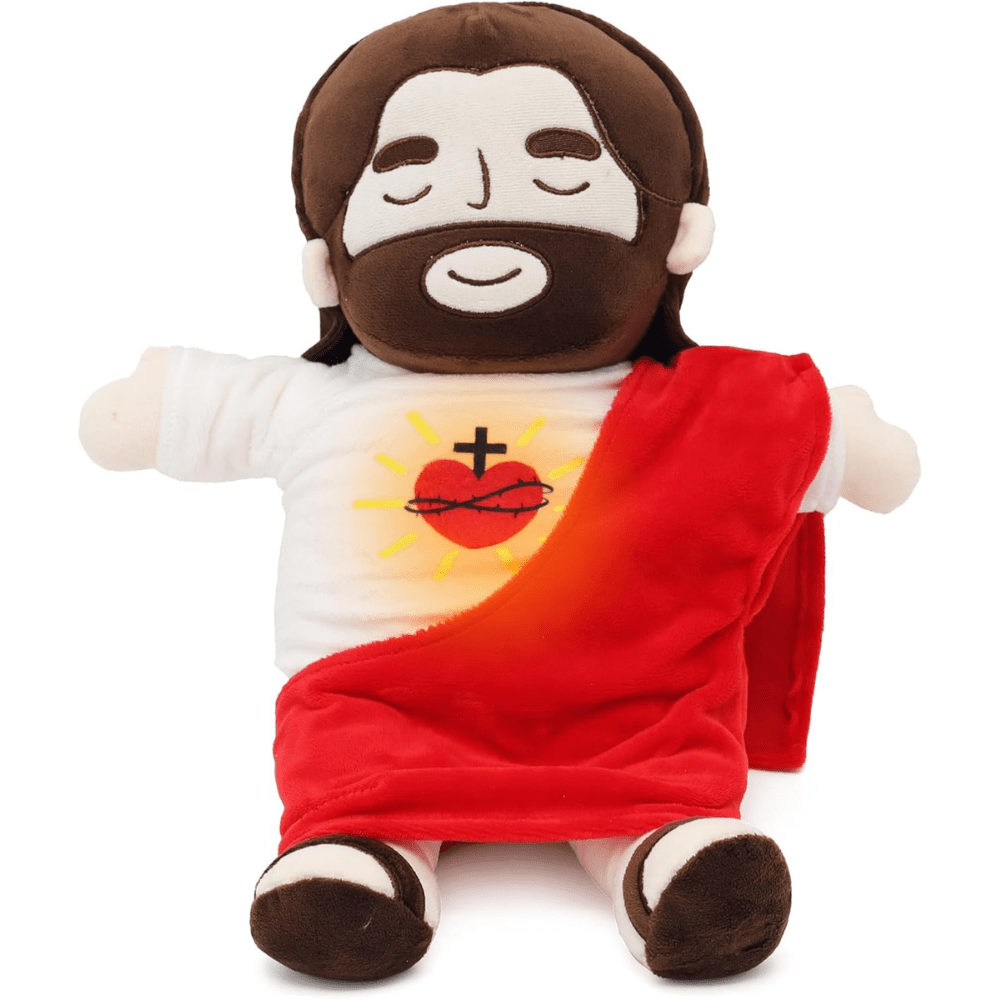 Jesus Soft Toy with Breathing Motion, Sleep Companion Plush Toy, Cuddly Toy for Kids and Adults, Christian Gift_03