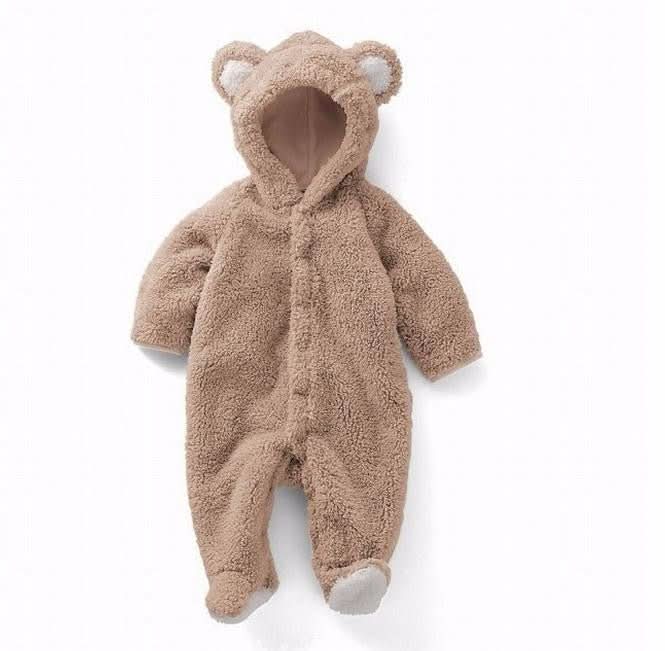 Baby Romper with Hood, Newborn Baby Clothes 0 to 12 Months, Baby Boy Clothes, Cotton Newborn Babygrow_07