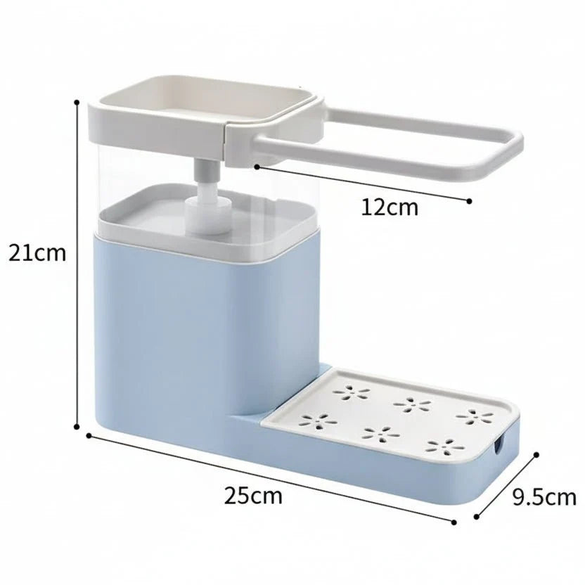 Washing Up Brush with Soap Dispenser, Kitchen Sink Accessories – image 6