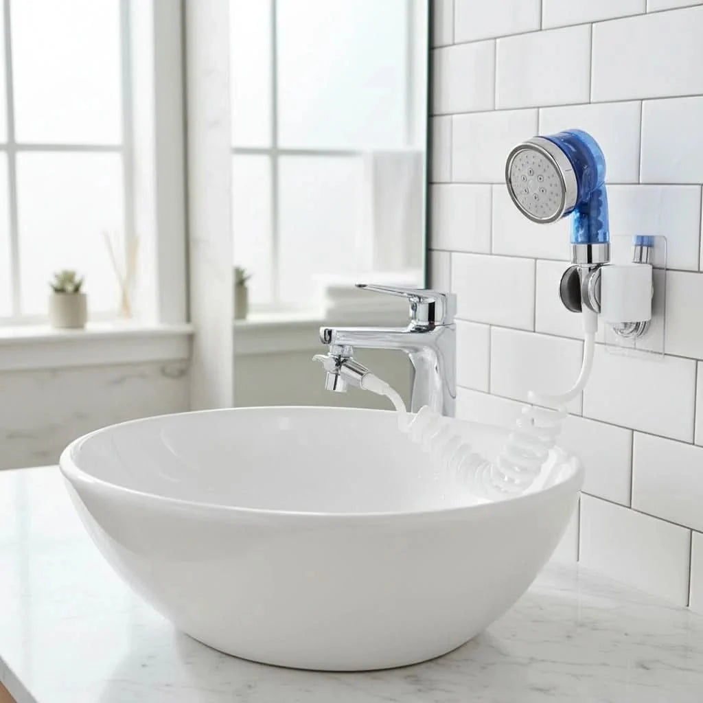Hose Spray Set for Sink, Sink Hose Sprayer for Rinsing and Washing, Compact Cleaning Sprayer for Around the House