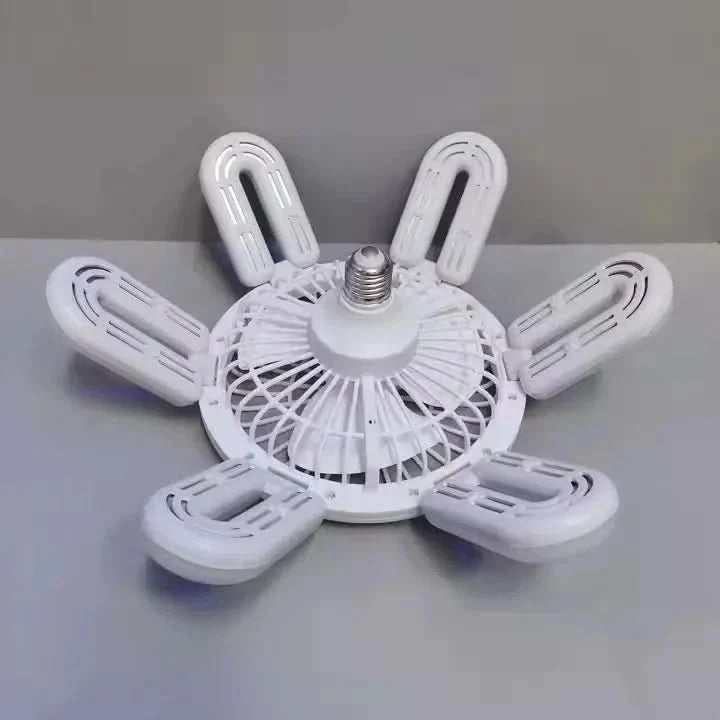 Ceiling Fan and Light with Remote Control, LED Ceiling Light with Fan for Bedroom, Air Cooling Fan with 4 Speeds_03