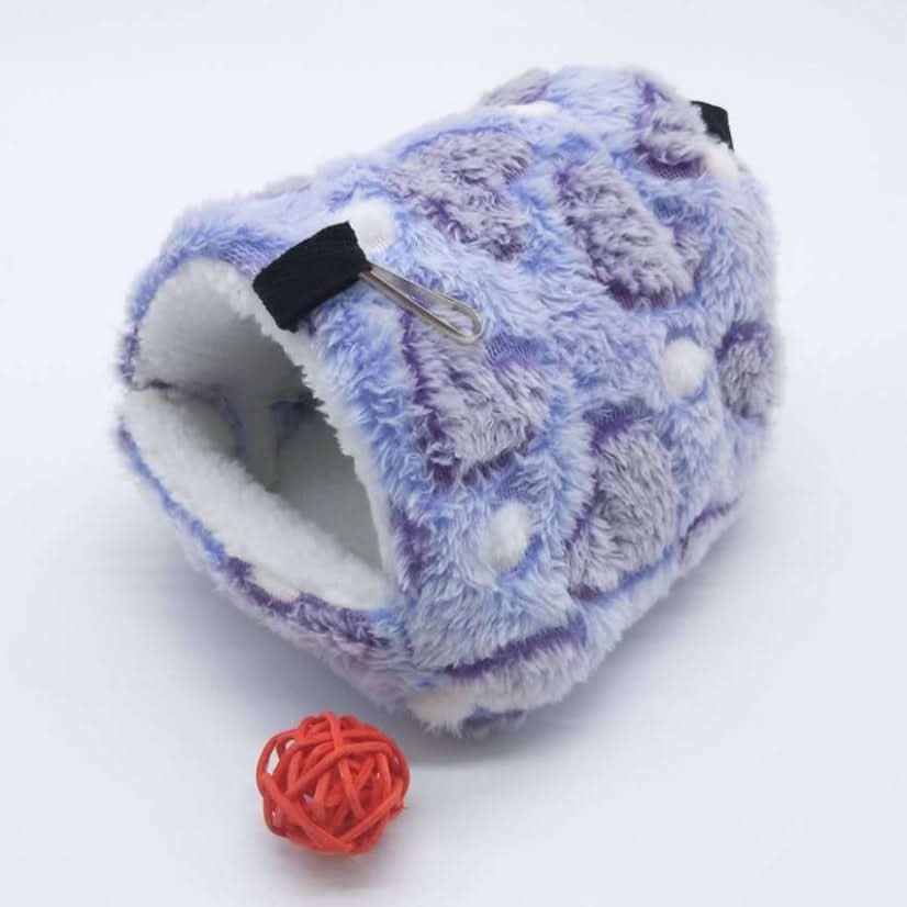 Hamster House, Hammock House for Hamsters with Straps, Soft Hamster Bed, Hamster Cage Accessories for Small Rodents