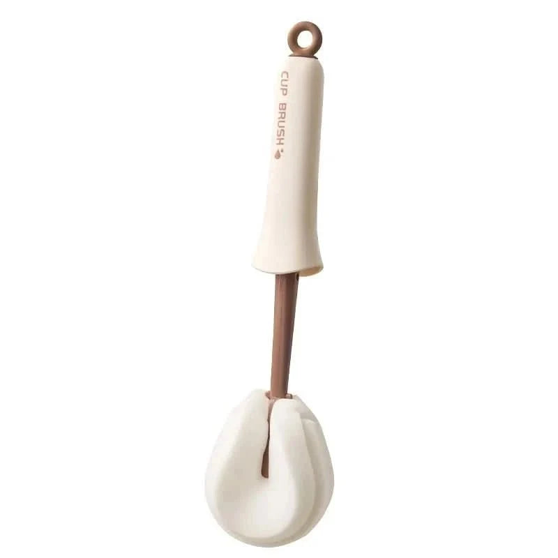 Bottle Brush 2 in 1 with Straw Cleaner, Bottle Cleaning Brush with Sponge for Glasses and Cups, Washing Up Brush_05