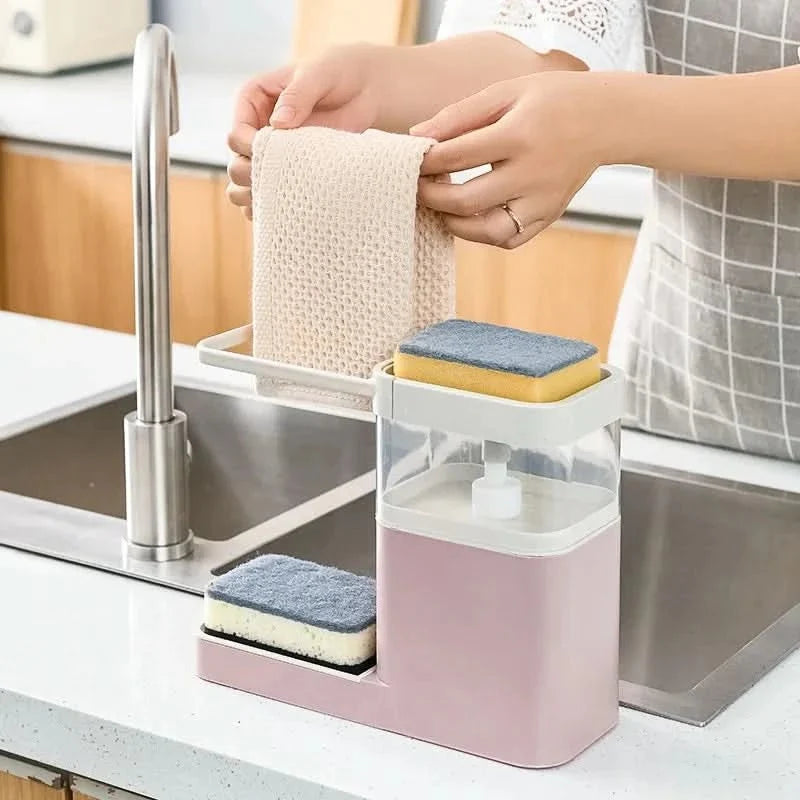 Washing Up Brush with Soap Dispenser – image 4