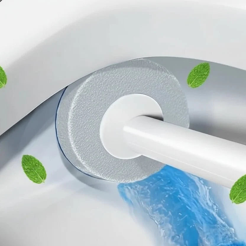 Disposable Toilet Cleaner with Holder, Loo Brush