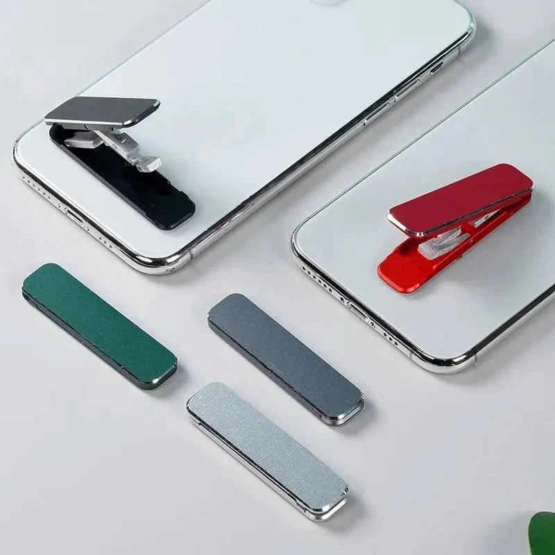 Mini Phone Stand in Carbon Steel, Mobile Phone Holder and Desk Accessories for Bedside – image 4