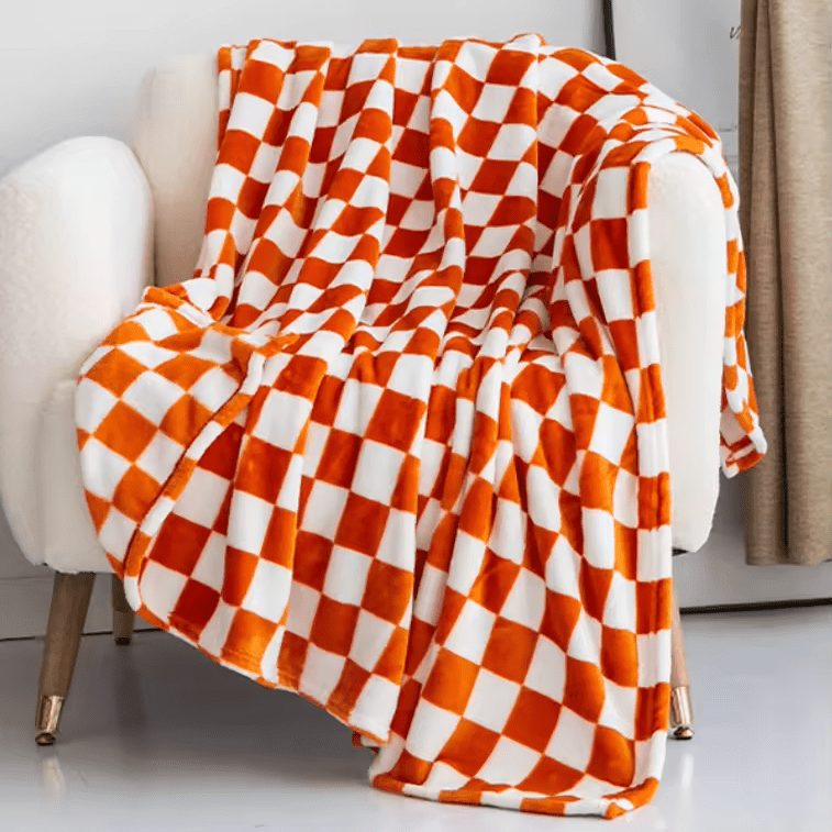 Throw Blanket, Sofa Throw and Bed Throw, Flannel Fleece Blanket for Sofa, Soft Tartan Blanket 70 x 100 cm_11