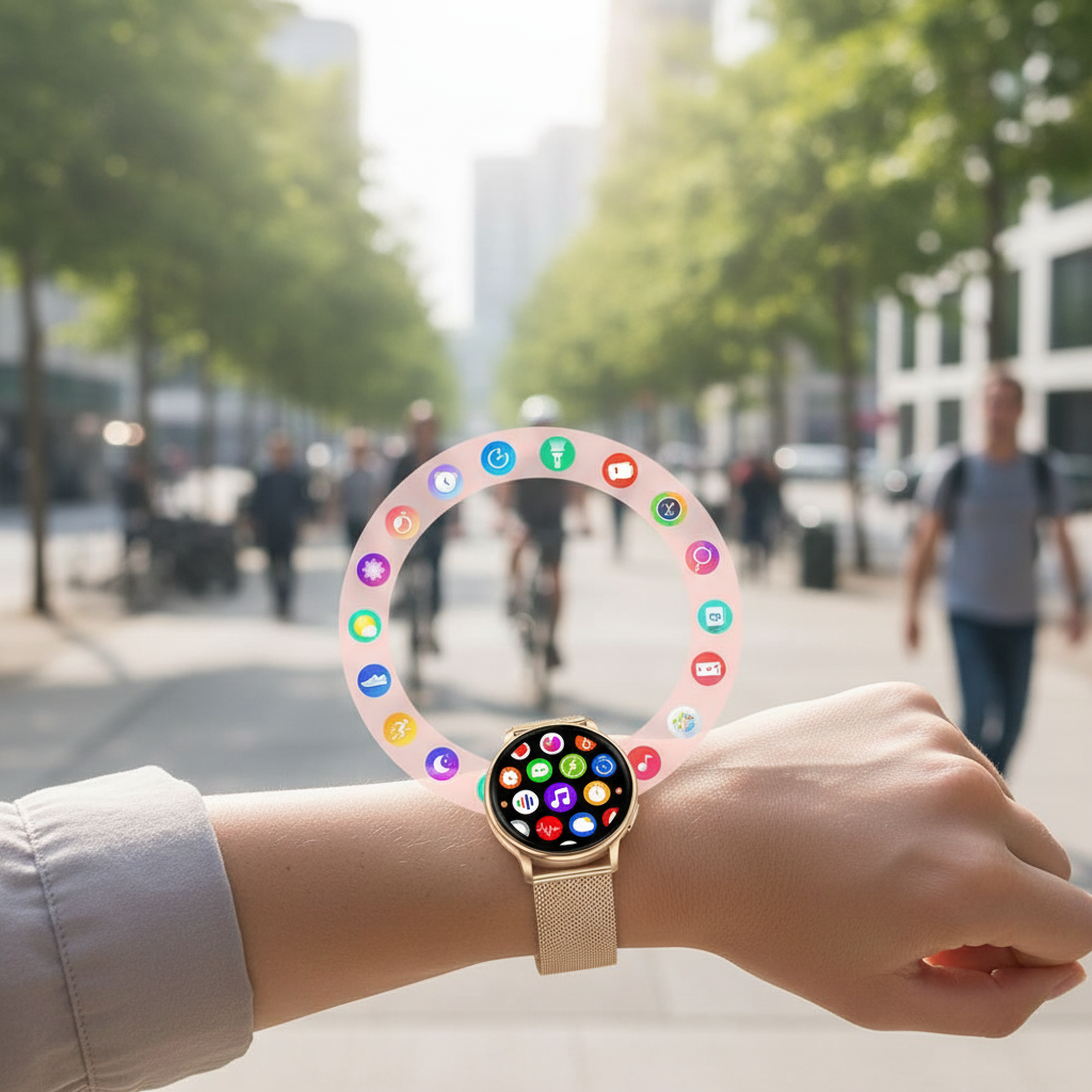 Health Monitor | Fitness Tracker Smartwatch with Heart Rate & Sleep Tracking | Stylish Design for Active Lifestyles 1