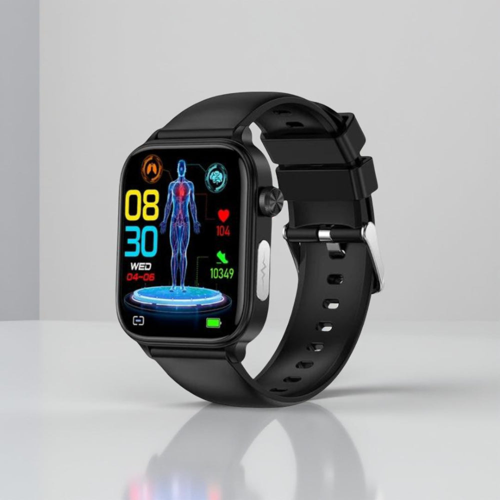 Health Monitoring Smartwatch | GPS Alert Wristband with SOS Function | Real-Time Tracking for Safety