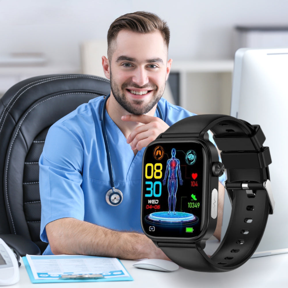 Health Monitoring Smartwatch | GPS Alert Wristband with SOS Function | Real-Time Tracking for Safety 5