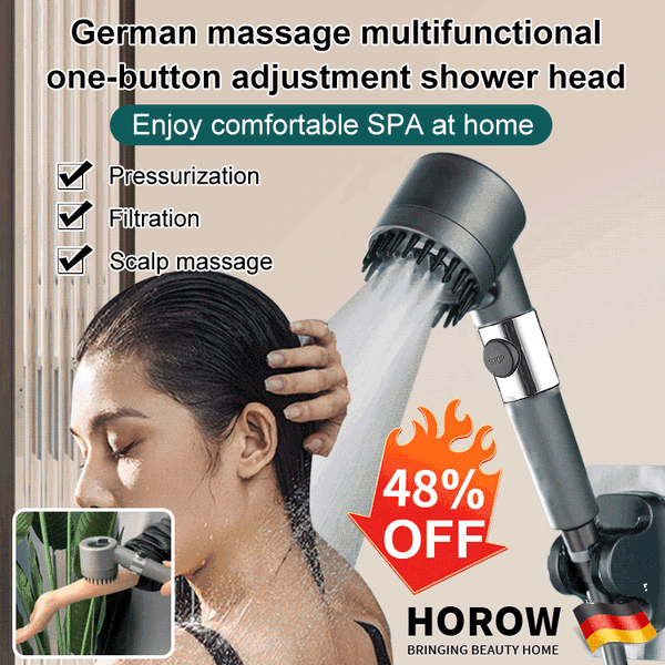 High-Pressure Shower Head with Nine-Layer Filtration | Eco-Friendly Design for Spa-Like Experience 5