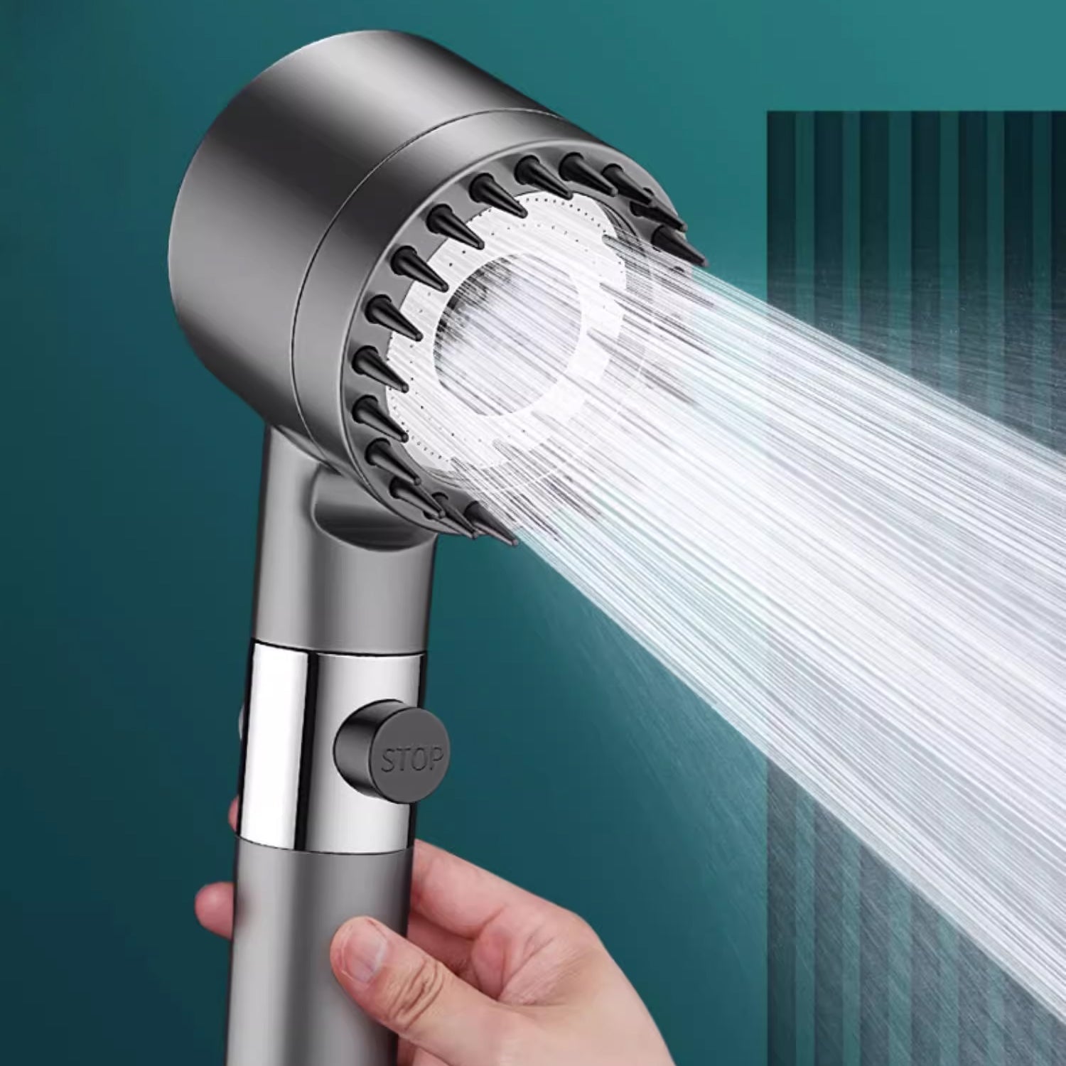 High-Pressure Shower Head with Nine-Layer Filtration | Eco-Friendly Design for Spa-Like Experience 6