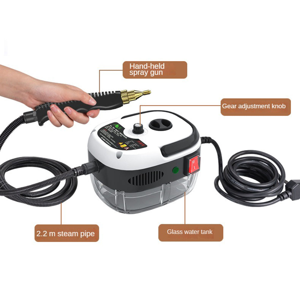 High-Pressure Steam Cleaner with 2500W Power & 6 Settings | Eco-Friendly Cleaning for Home 3