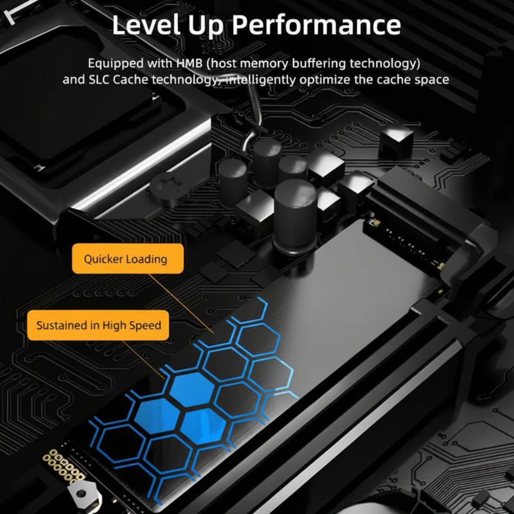 High-Speed Portable SSD External Hard Drive with 3500MB/s Read Speed | Reliable Storage for Laptops and Desktops 2