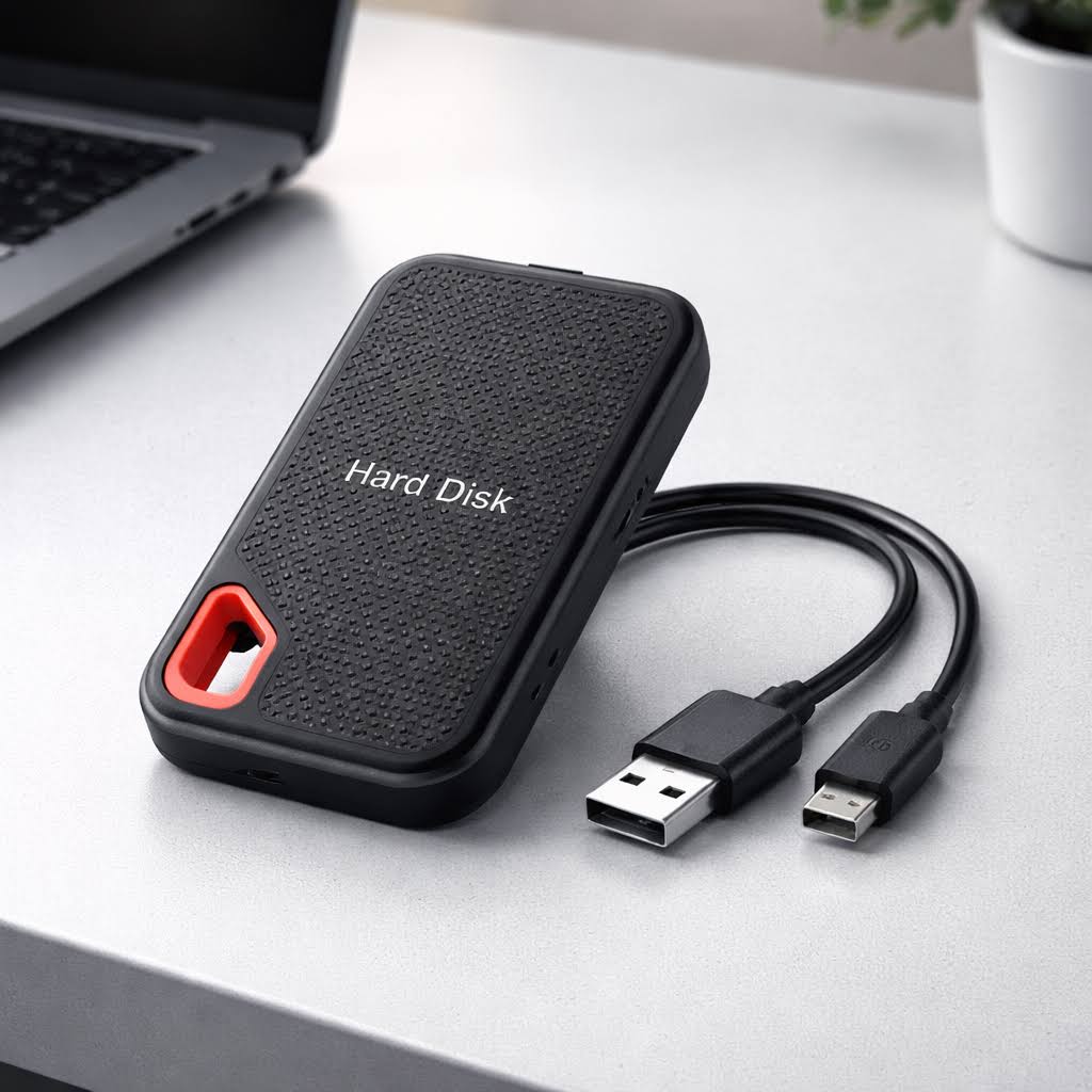 High-Speed Portable SSD External Hard Drive with Massive Storage Capacity | Ideal for Secure File Transfer 2