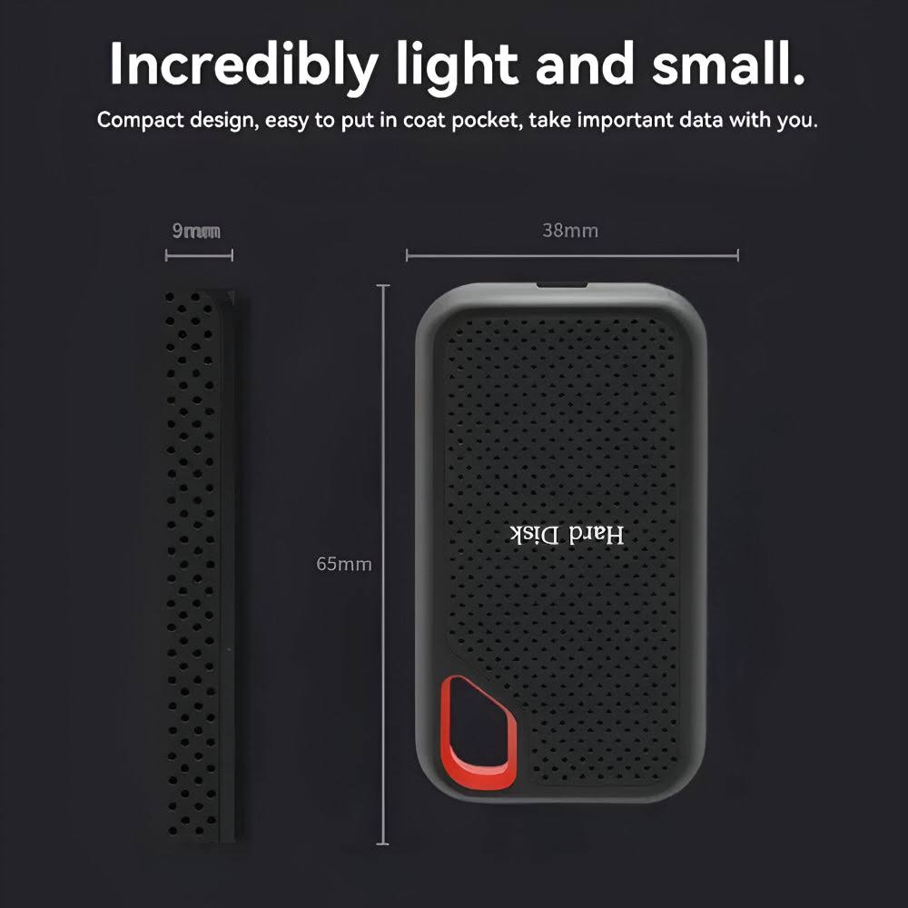 High-Speed Portable SSD External Hard Drive with Massive Storage Capacity | Ideal for Secure File Transfer 5
