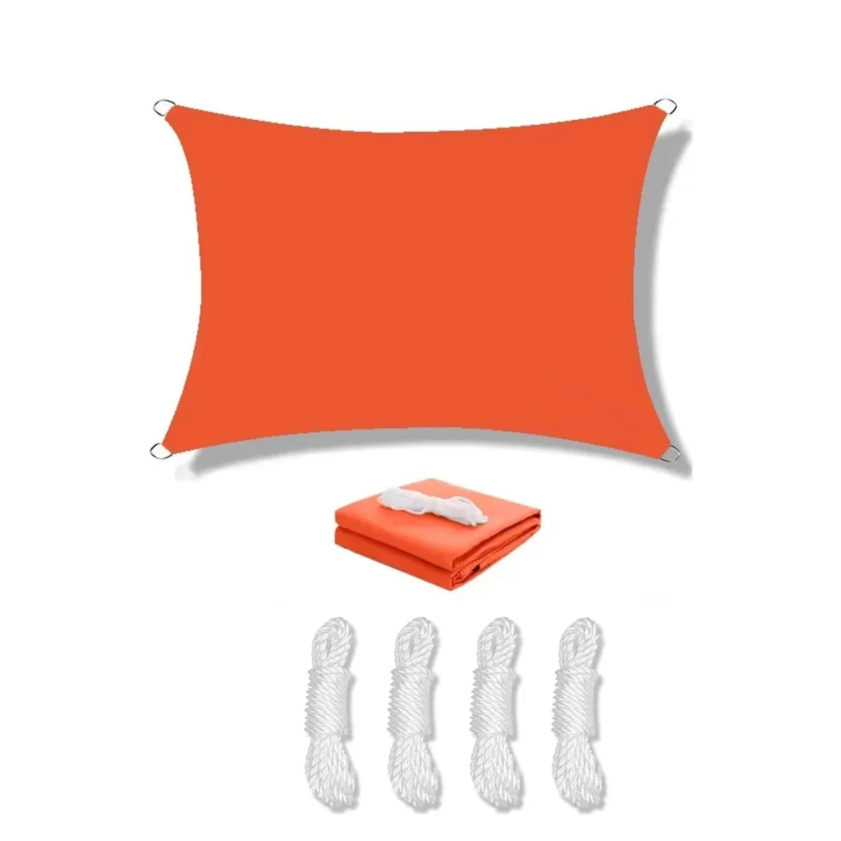 Sun Shade Sail with UV Protection, Garden Shade Sail for Terrace and Pergola, Rectangular Sun Sail for Balcony_11