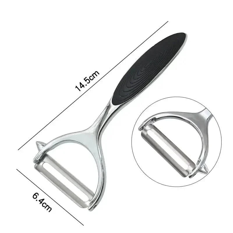 Potato Peelers, Stainless Steel Vegetable Peeler with Double Sided Blade, Fruit Peeler with Non Slip Handle_08