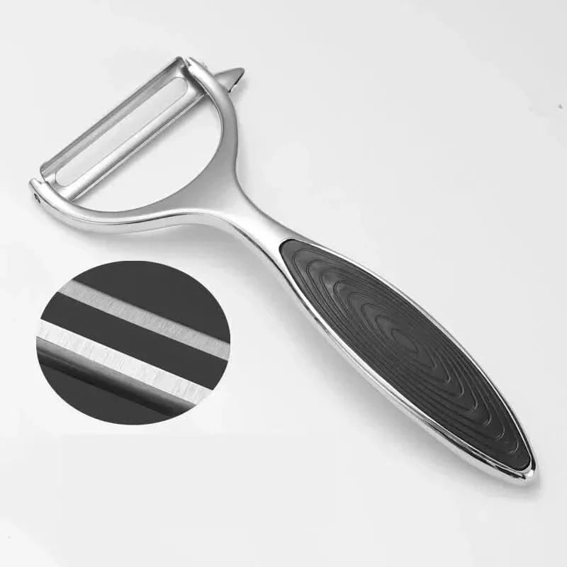 Potato Peelers, Stainless Steel Vegetable Peeler with Double Sided Blade, Fruit Peeler with Non Slip Handle_10
