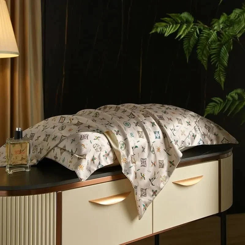 Silk Pillowcases Set of 2, Mulberry Silk Pillowcase with Hidden Zip, Silk Pillow Case 48 x 74 cm for Bed Linen_12