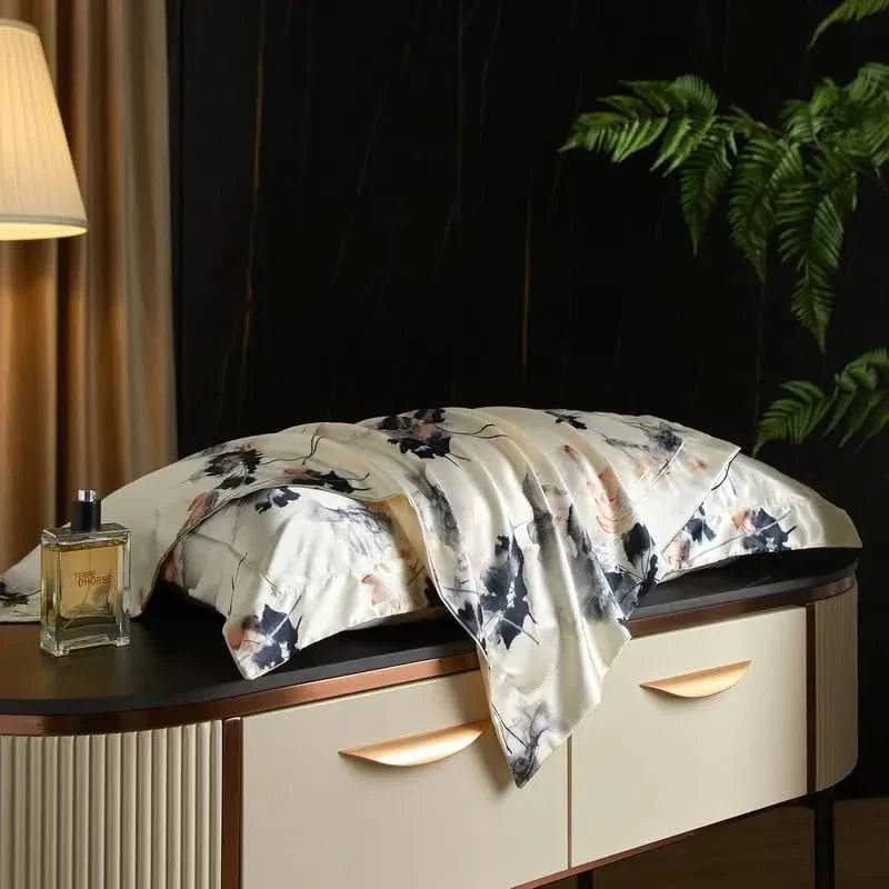 Silk Pillowcases Set of 2, Mulberry Silk Pillowcase with Hidden Zip, Silk Pillow Case 48 x 74 cm for Bed Linen_14