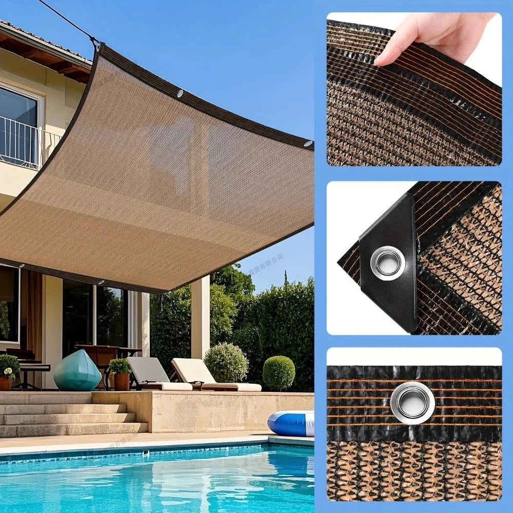Shade Net for Greenhouse and Garden, Garden Sun Shade Netting for Plants, Greenhouse Shading for Balcony and Terrace_06