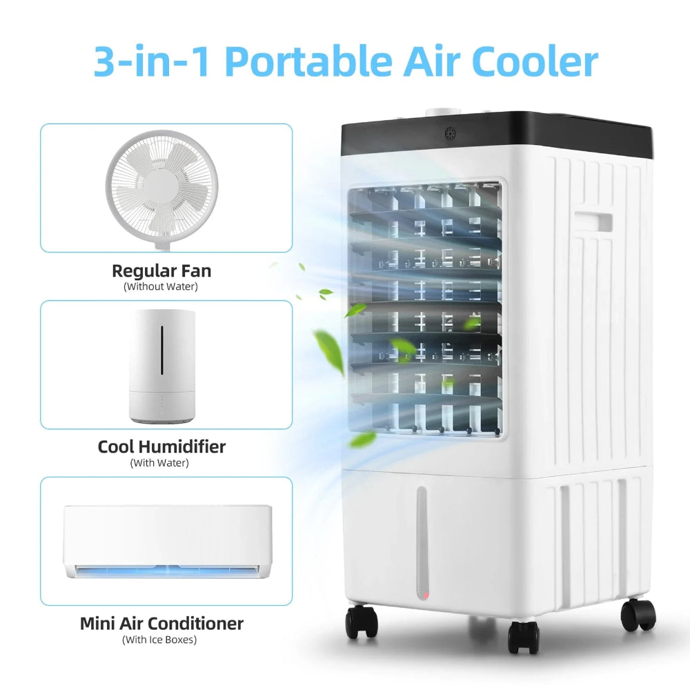 Home Breeze | Portable Air Conditioner with Evaporative Technology | Efficient Cooling for Home and Office