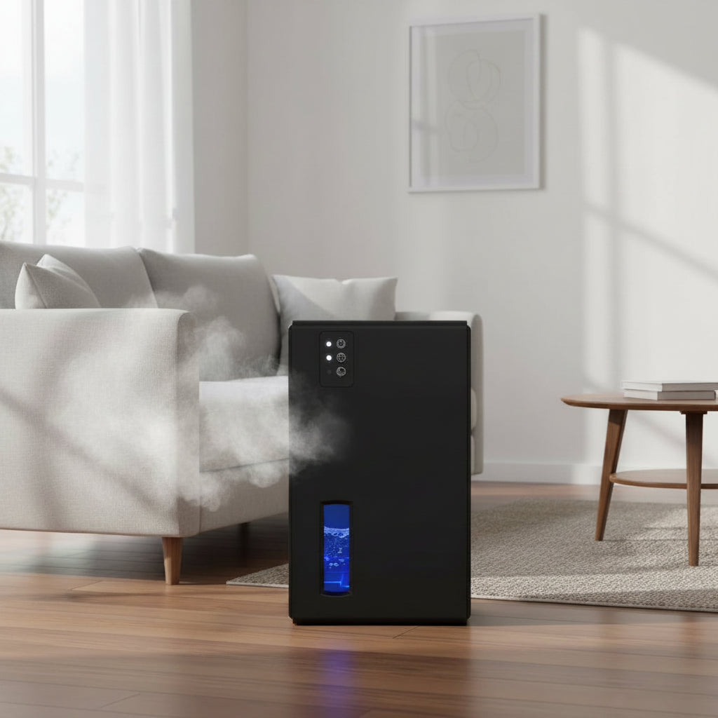 Home Compact Dehumidifier with Quiet Operation & Digital Control | Ideal for Basements and Bedrooms