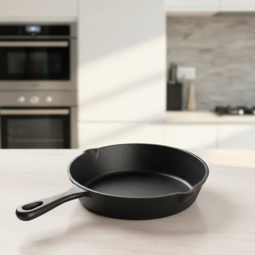 Cast Iron Pan, Cast Iron Skillet for Oven and Campfire, Induction Pan for Searing Steak, Heavy Duty Frying Pan_00