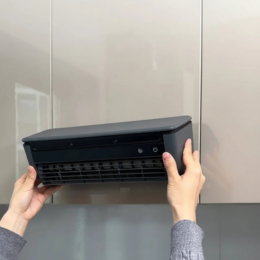 Innovative Wall-Mounted Fan | Remote-Controlled Leafless Design for Quick Cooling Relief 3