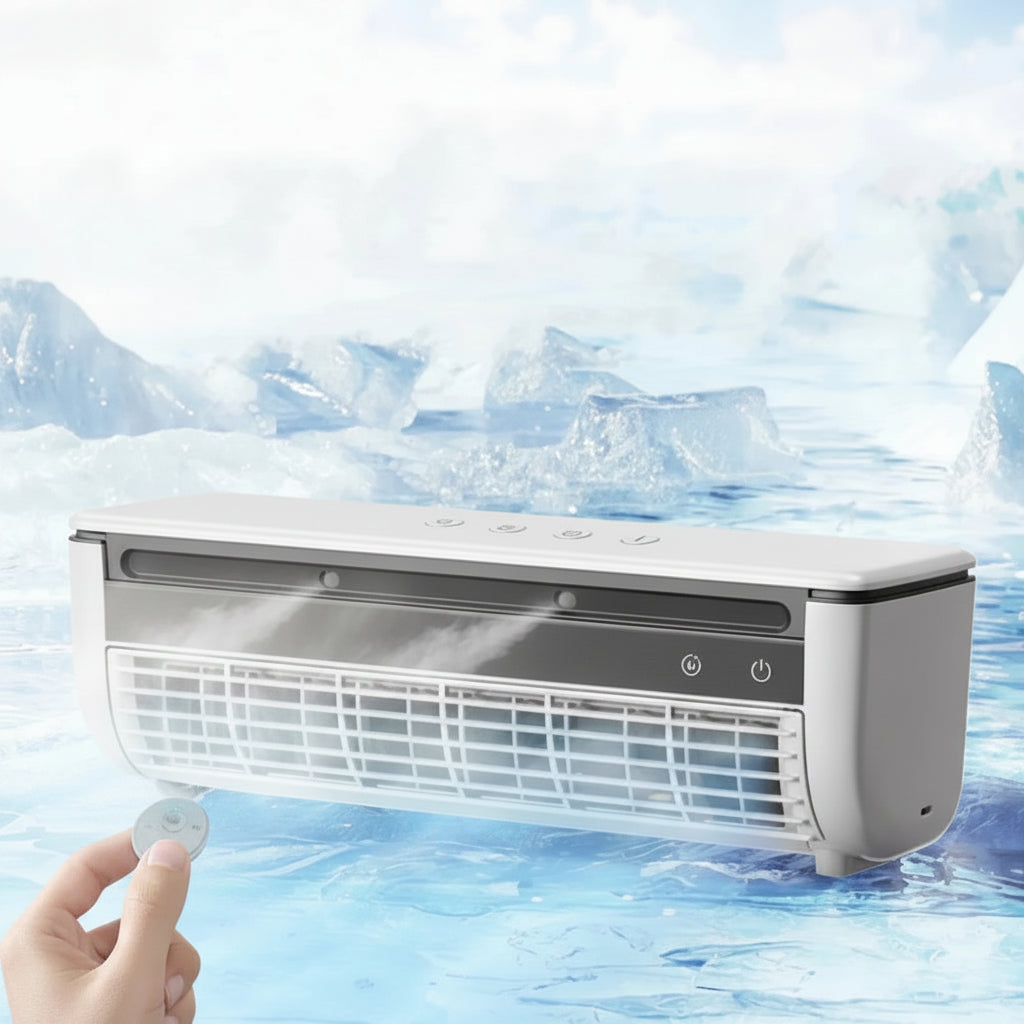 Innovative Wall-Mounted Fan | Remote-Controlled Leafless Design for Quick Cooling Relief 5