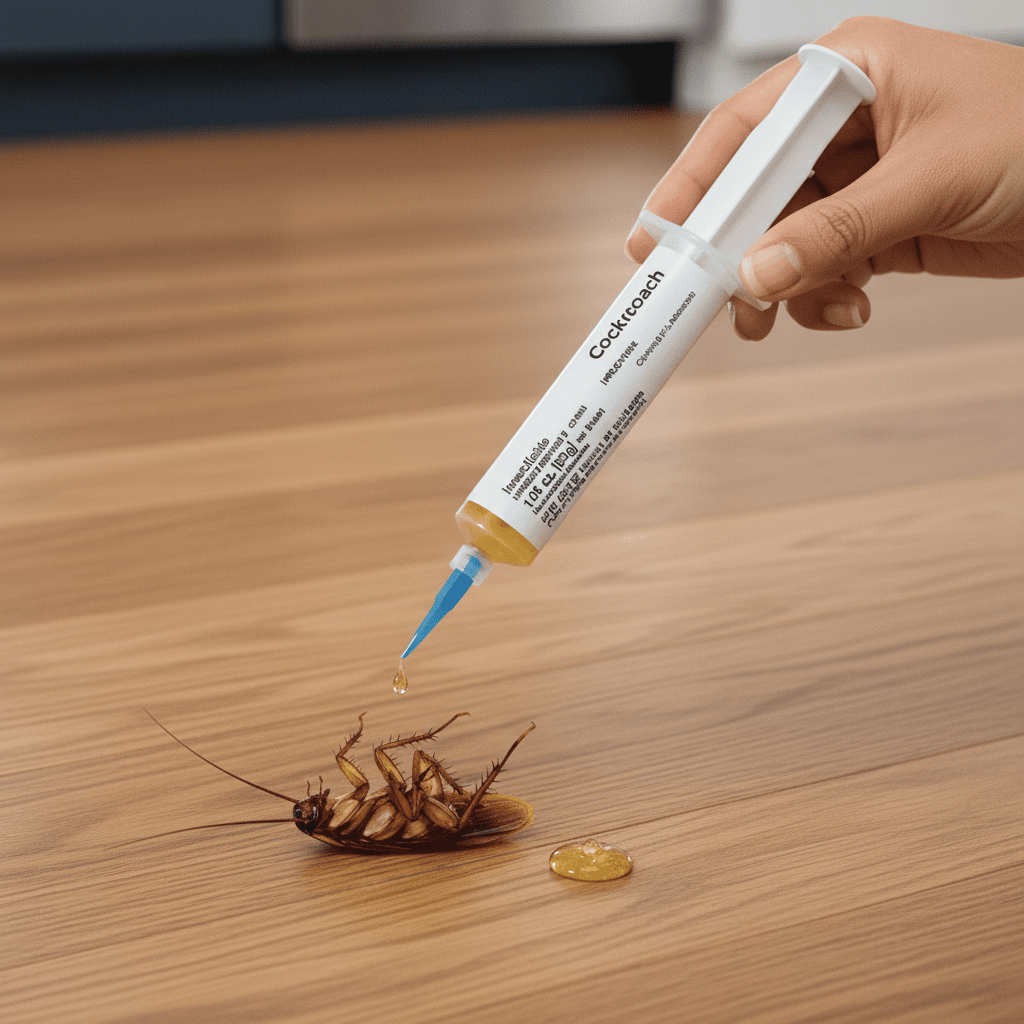 Cockroach Killer Gel, Cockroach Gel Bait Syringe 30 g, Indoor Insect Killer and Insecticide for Kitchen and Bathroom