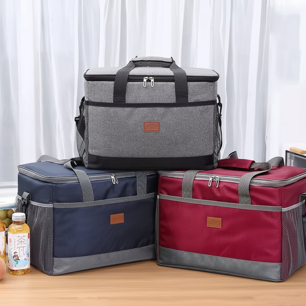 Insulated Cooler Bag | Portable Zippered Design with Waterproof Lining | Perfect for Picnics and Travel 7