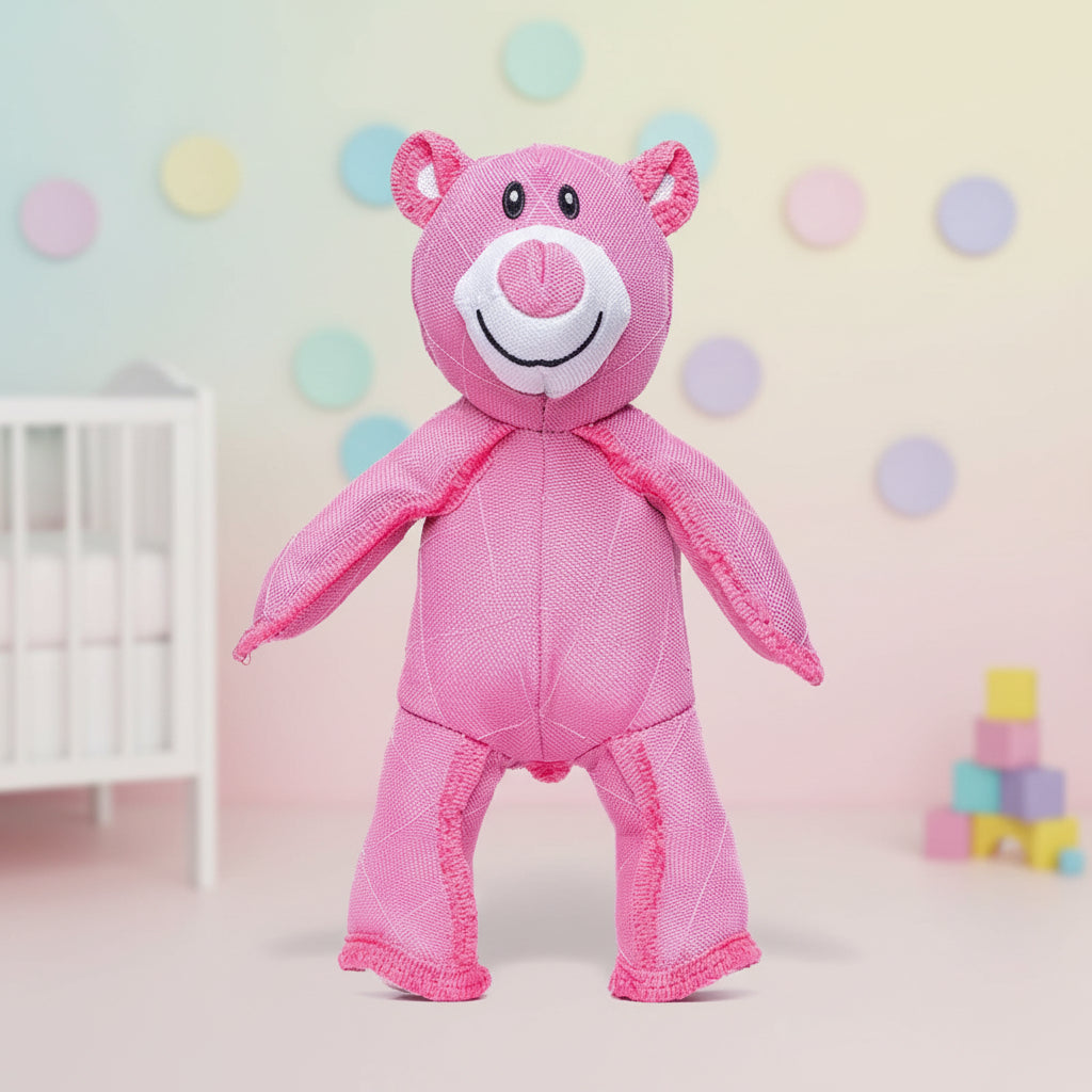 Interactive Dog Toy | Plush Bear Chew Toy with Reinforced Stitching | Engaging Playtime for Chewers and Tossers 2
