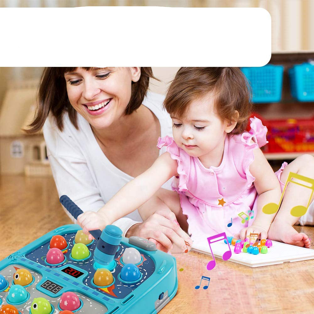 Interactive Hammer Game | Light & Sound Features for Fun & Skill Development 2