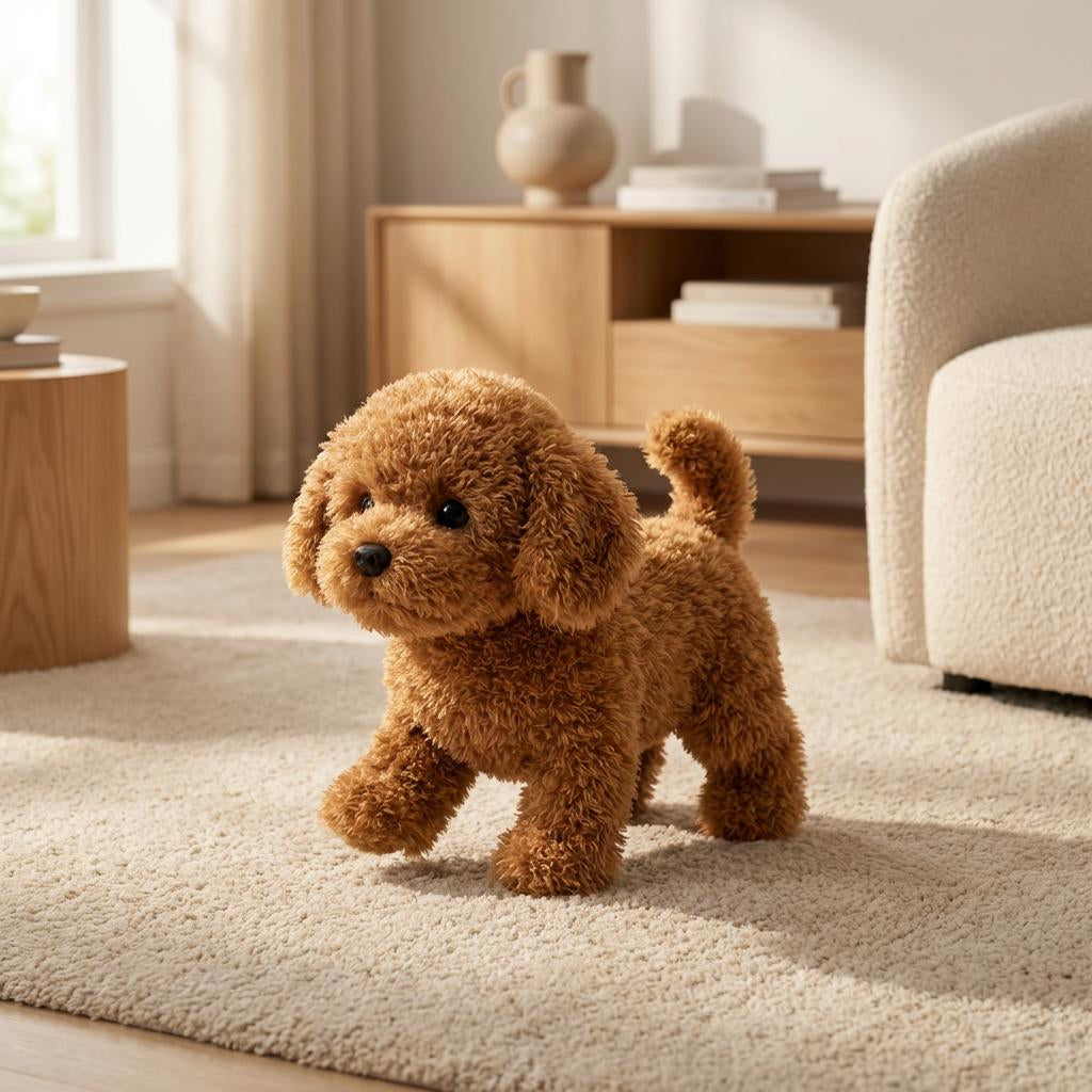 Interactive Plush Dog Toy | Realistic Moving Puppy with Touch Response | Engaging Companion for Kids 1