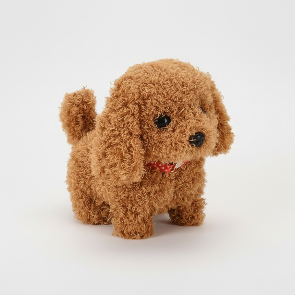 Interactive Plush Puppy Robot Dog Toy with Walking & Barking Action for Imaginative Play 8