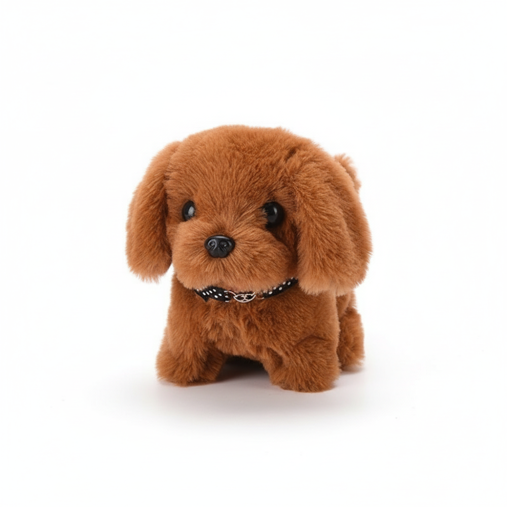 Interactive Plush Puppy Robot Dog Toy with Walking & Barking Action for Imaginative Play 9
