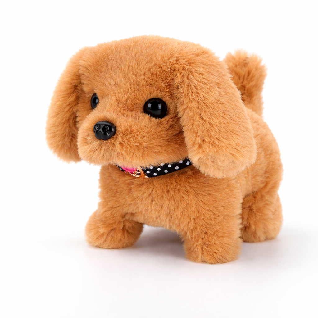 Interactive Plush Puppy Toy | Realistic Walking Robot Dog with Barking Sounds | Engaging Indoor Play for Kids