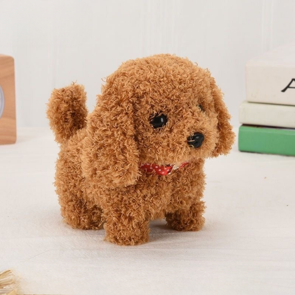 Interactive Plush Puppy Toy | Robot Dog with Walking & Barking Features | Engaging Companion for Kids