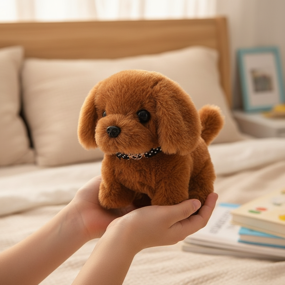 Interactive Plush Puppy Toy | Walking & Barking with Touch Response | Engaging Playtime for Kids 7