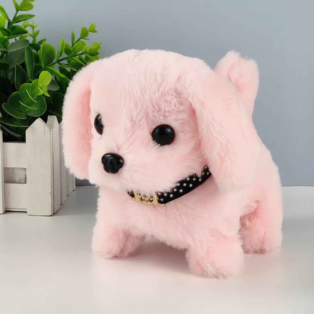 Interactive Plush Puppy | Robot Dog Toy with Walking & Barking Actions | Engaging Companion for Kids 1