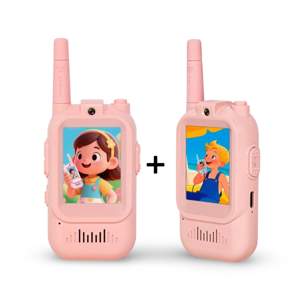 Interactive Video Walkie Talkie Toy for Kids with Rechargeable Battery | Fun Communication Device for Indoor and Outdoor Adventures 0