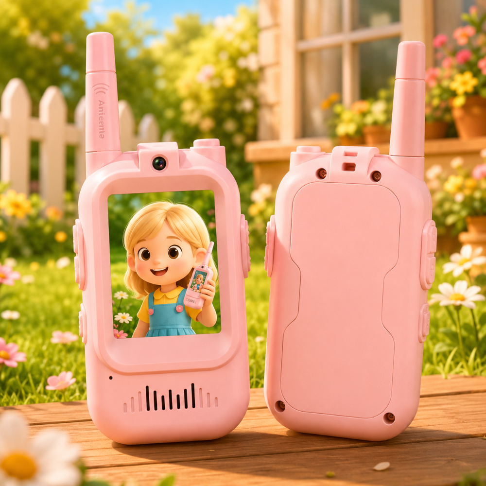 Interactive Video Walkie Talkie Toy for Kids with Rechargeable Battery | Fun Communication Device for Indoor and Outdoor Adventures 4