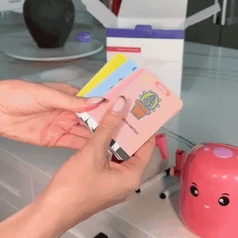 Toy Robot, Drawing Robot with 5 Drawing Cards, Educational Toys for 5 Year Olds, Fine Motor Skills Learning Toy_03