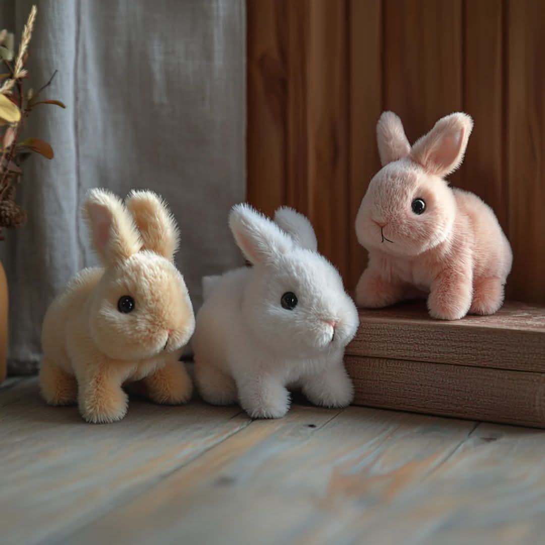 Hopping Rabbit Toy, Interactive Bunny Plush Toy with Sounds, Battery Operated Soft Toy for Children_05